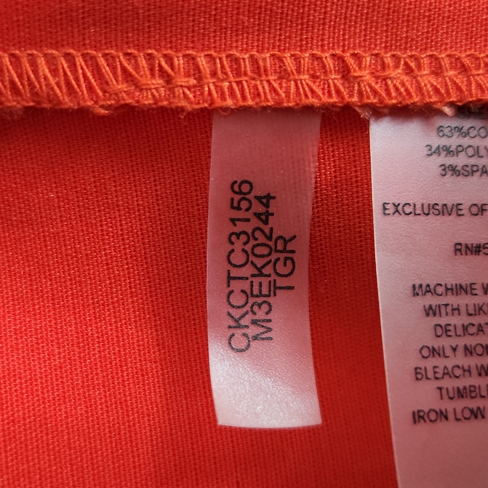 Calvin Klein Red Ankle Pants - Picture 13 of 13